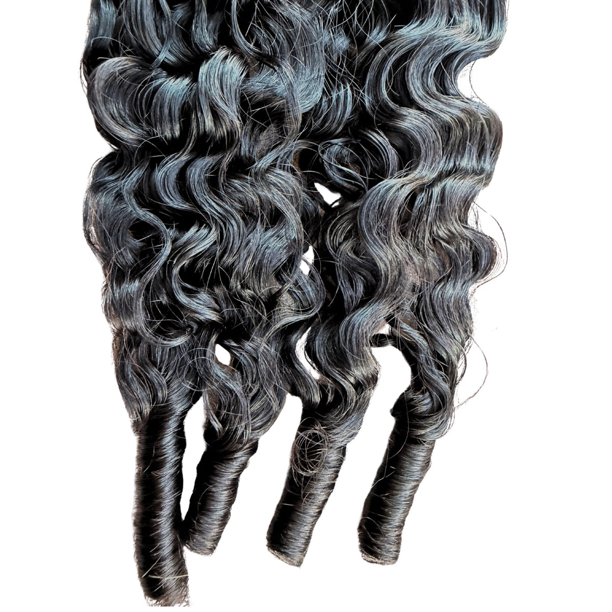 Burmese curly texture close-up